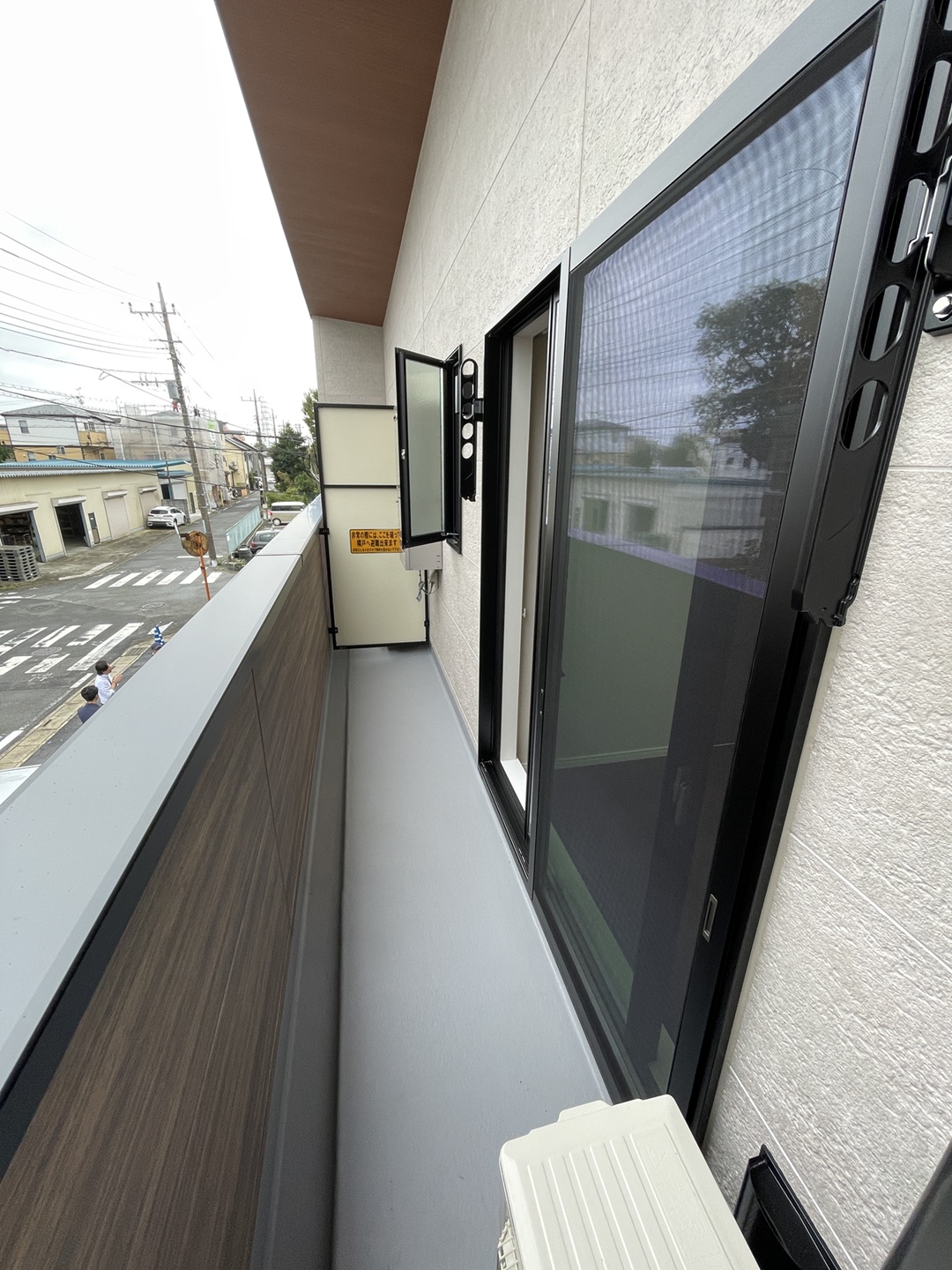 ガレージハウス バルコニー
